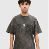 ROSE ACID WASH OVERSIZED T-SHIRT