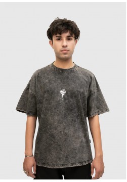 ROSE ACID WASH OVERSIZED T-SHIRT
