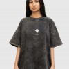 ROSE ACID WASH OVERSIZED T-SHIRT