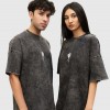 ROSE ACID WASH OVERSIZED T-SHIRT