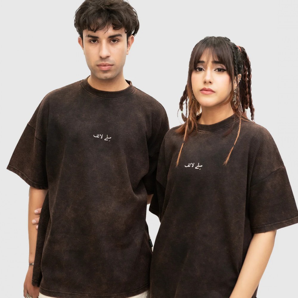 RUSTIC CHARM ACID WASH OVERSIZED T-SHIRT