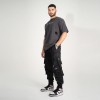 Charcoal Grey Ripped Vintage T-shirt