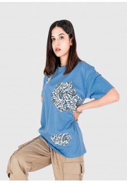 Blockprint French Blue T-Shirt