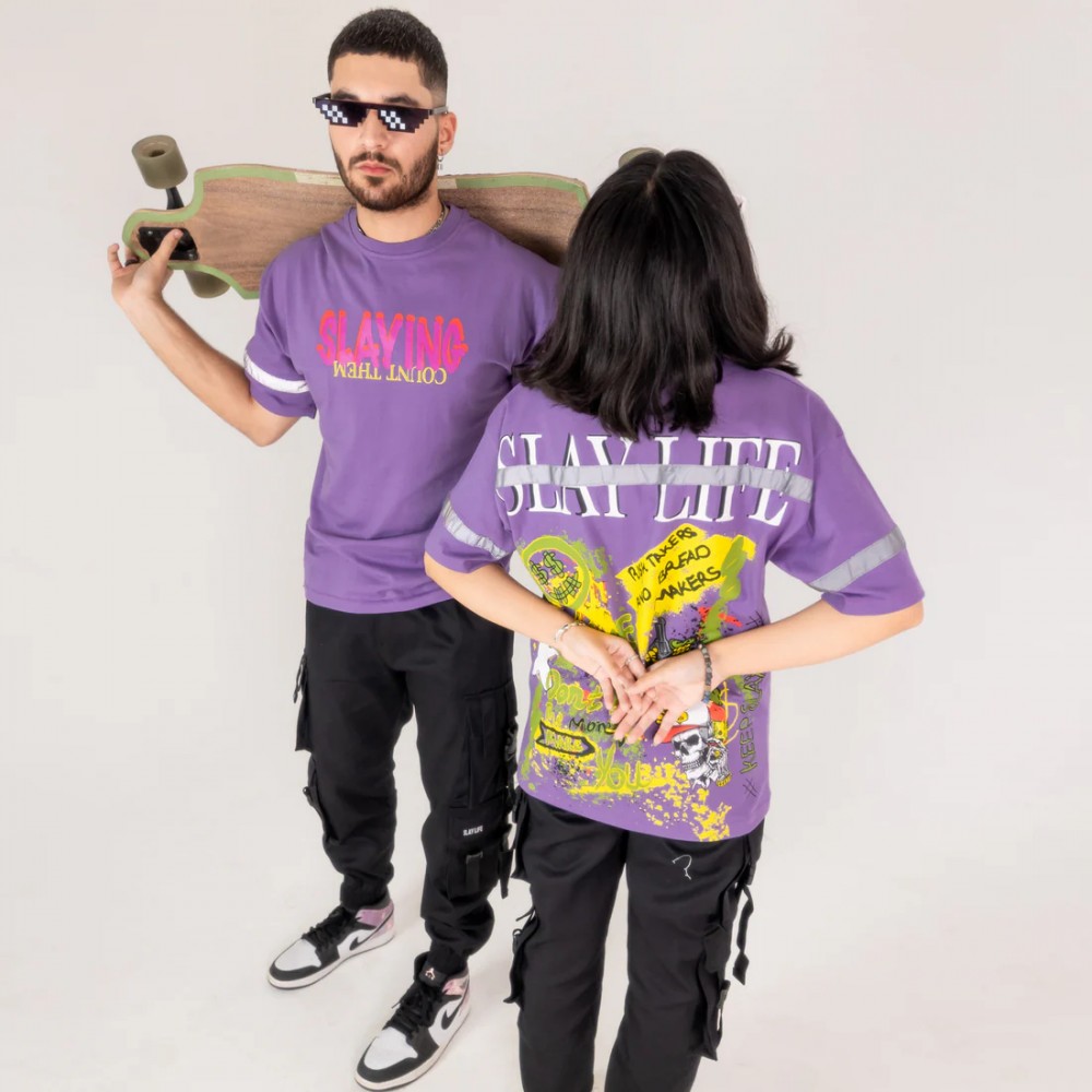 Slaying Count them Purple T-Shirt