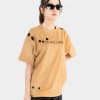 Beige Ripped Vintage T-shirt