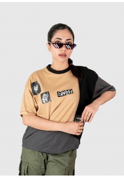 3 Panel oversized T-Shirt