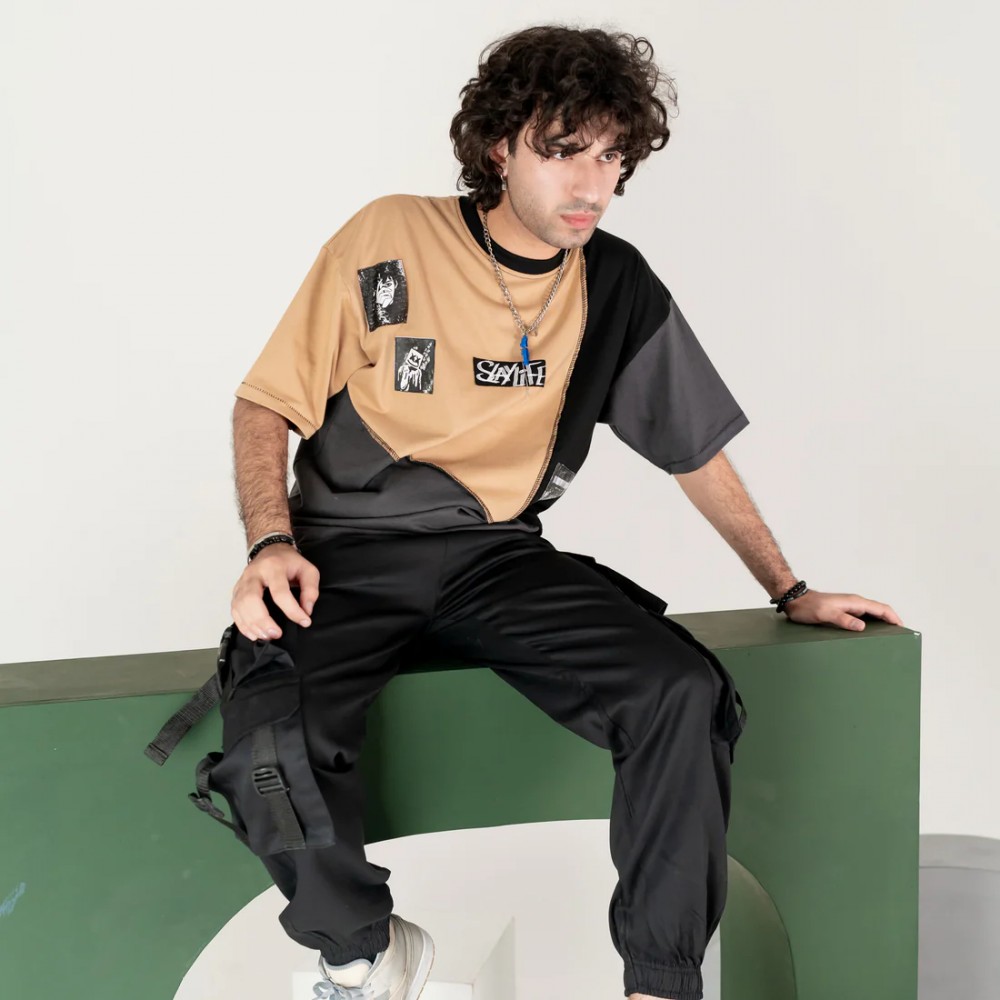 3 Panel oversized T-Shirt