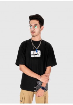 Blockprint Black T-Shirt