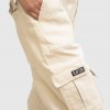 BEIGE WHITE CARGO PANT