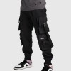 Black Bondage Cargo Trouser