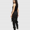 Black Bondage Cargo Trouser