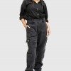 GREY ACID WASH CARGO PANT