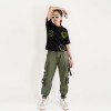 Green Bondage Cargo trouser
