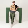 Green Bondage Cargo trouser