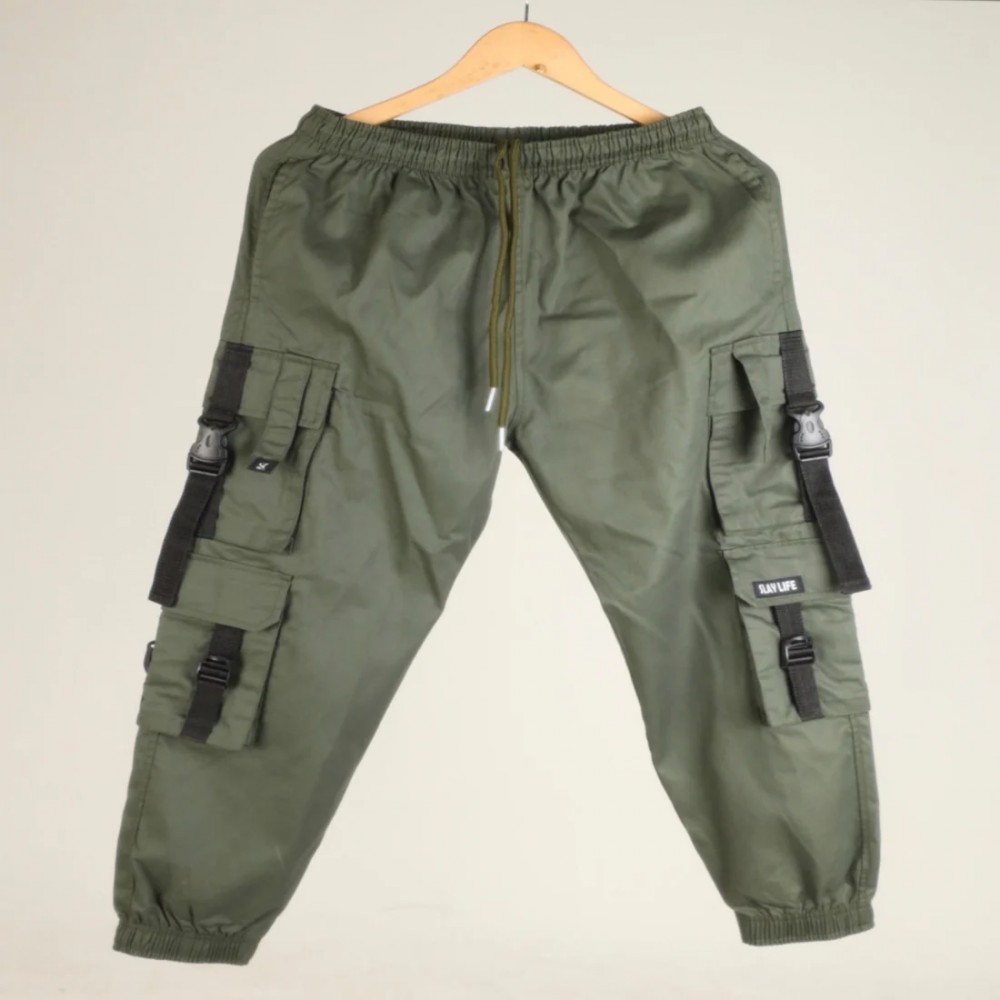 Green Bondage Cargo trouser