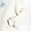 BEIGE WHITE HOODIE