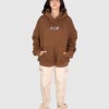 PATCH WORK BROWN HOODIE