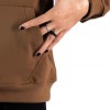 PATCH WORK BROWN HOODIE