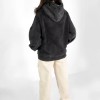 GREY ACID WASH HOODIE