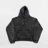 GREY ACID WASH HOODIE